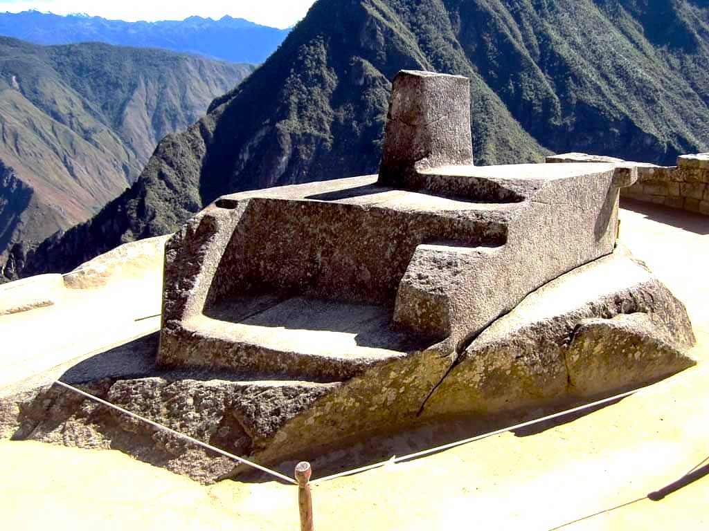 Intihuatana en Machu Picchu
