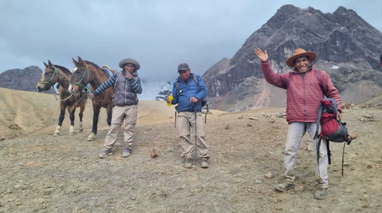 The importance of Muleteers in the Ausangate expeditions