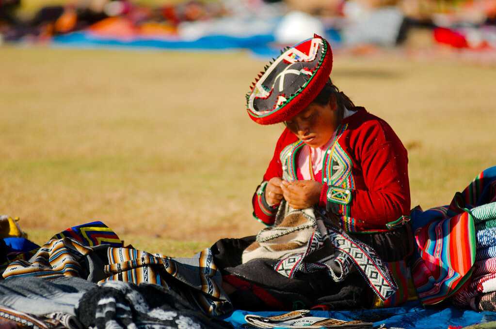 Las hábiles tejedoras de Chinchero