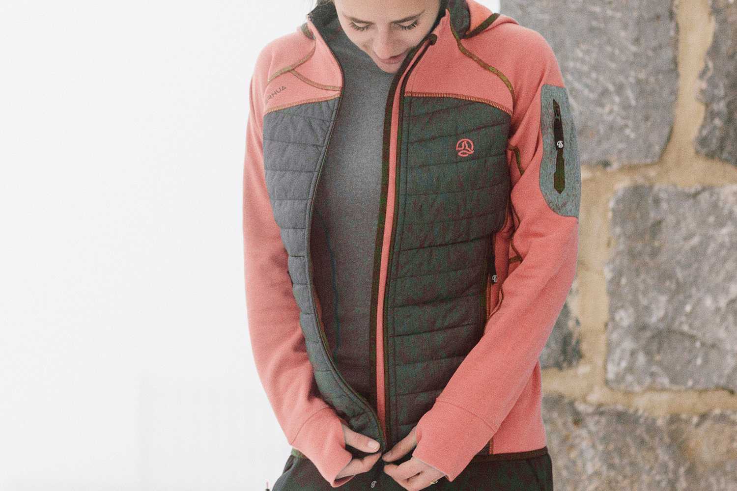 Layering clothing for mountain adventure travel