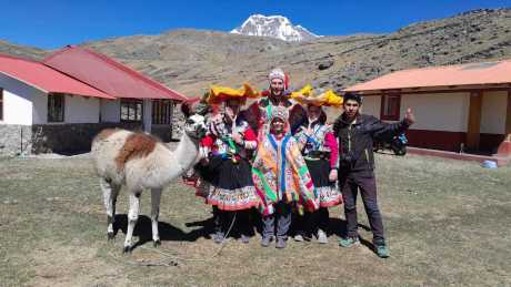 Despedida de Ausangate con niños desde Pacchanta