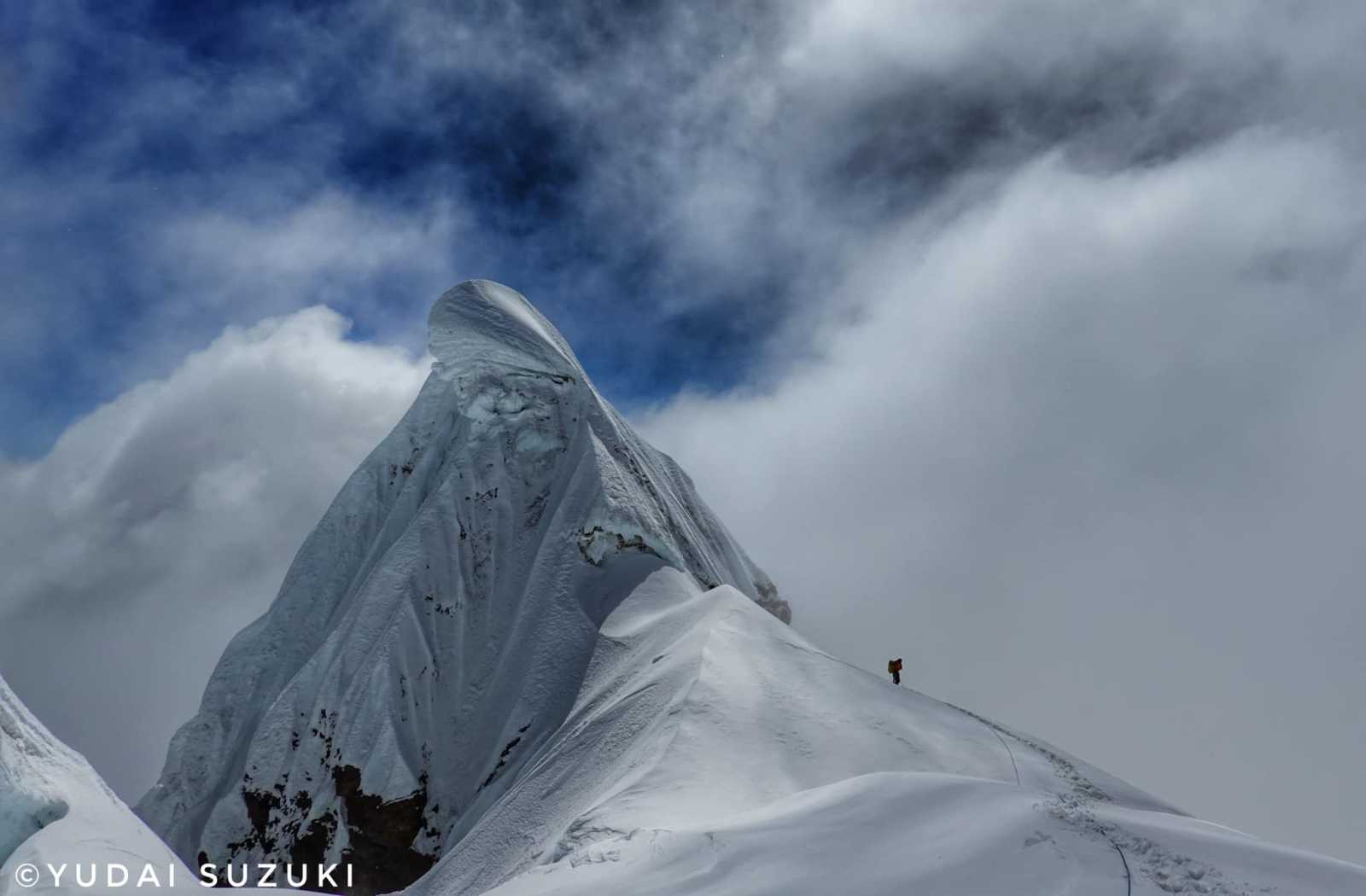 Parte salvaje antes de alcanzar a la cumbre del Ausangate