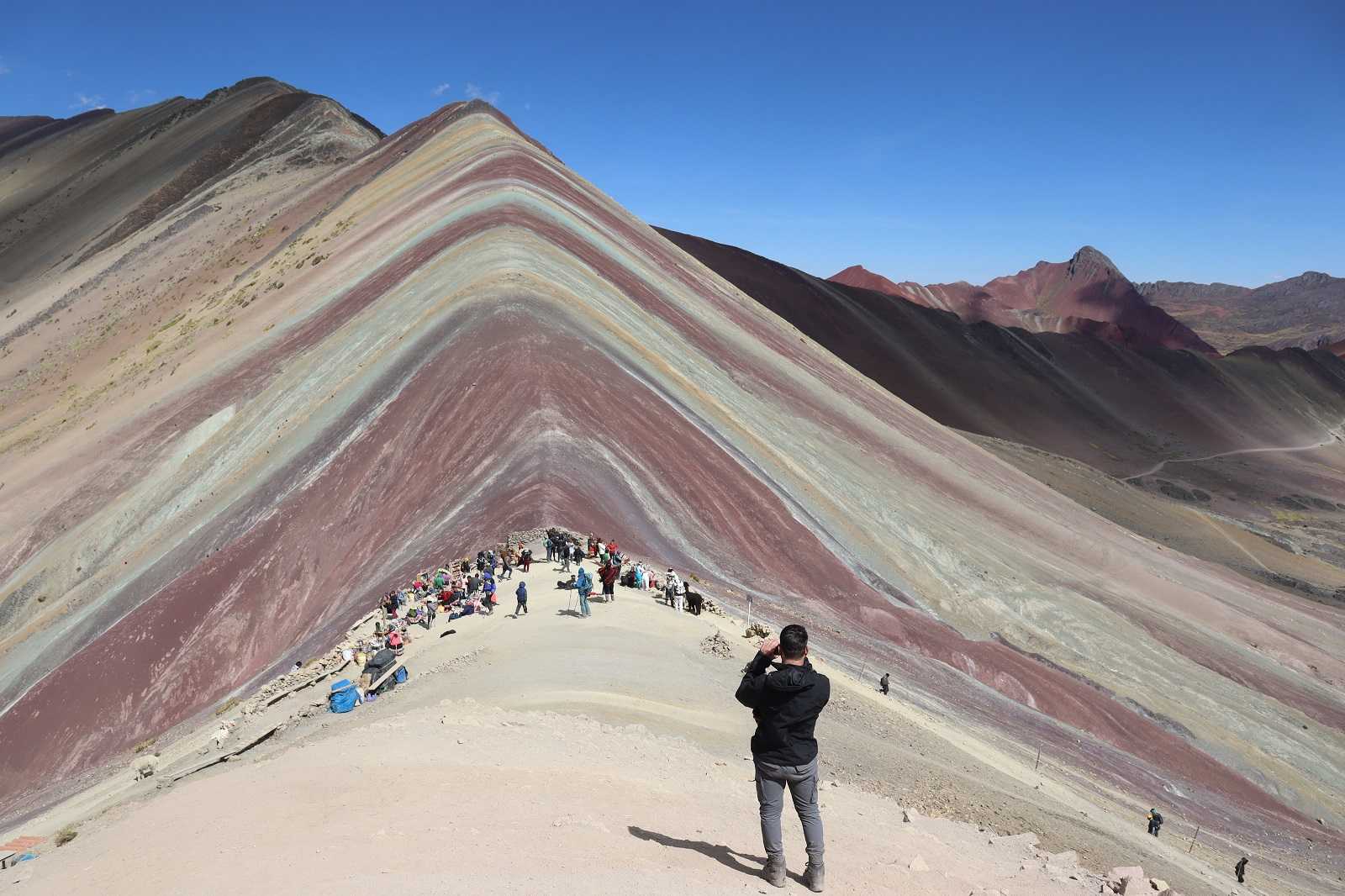 The colors of rainbow mountain