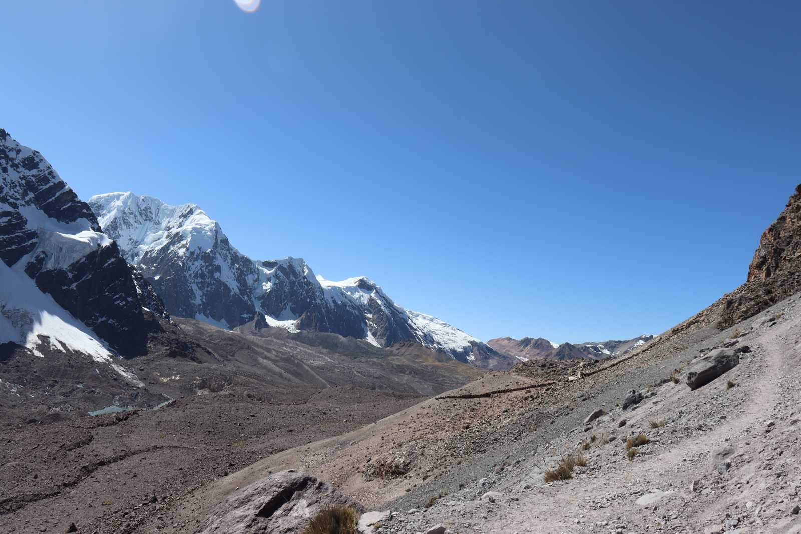 The Jampa pass 5100 m is the last pass of the Ausangate trek